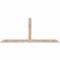 Ekena Millwork Portland Smooth Timber Gable Bracket, Douglas Fir, 72"W x 30"H x 3 1/2"D x 3 1/2"F, 10/12 Pitch GBW072X30X0404POR00SDF - alternate 1